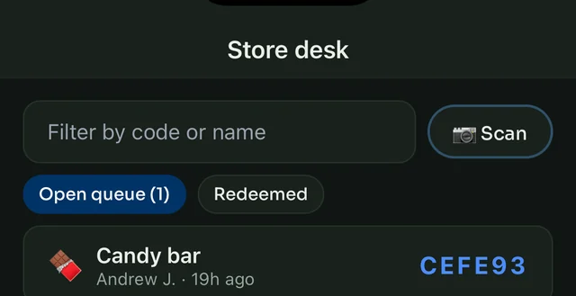 Store desk